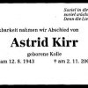 Kolle Astrid 1943-2000 Todesanzeige